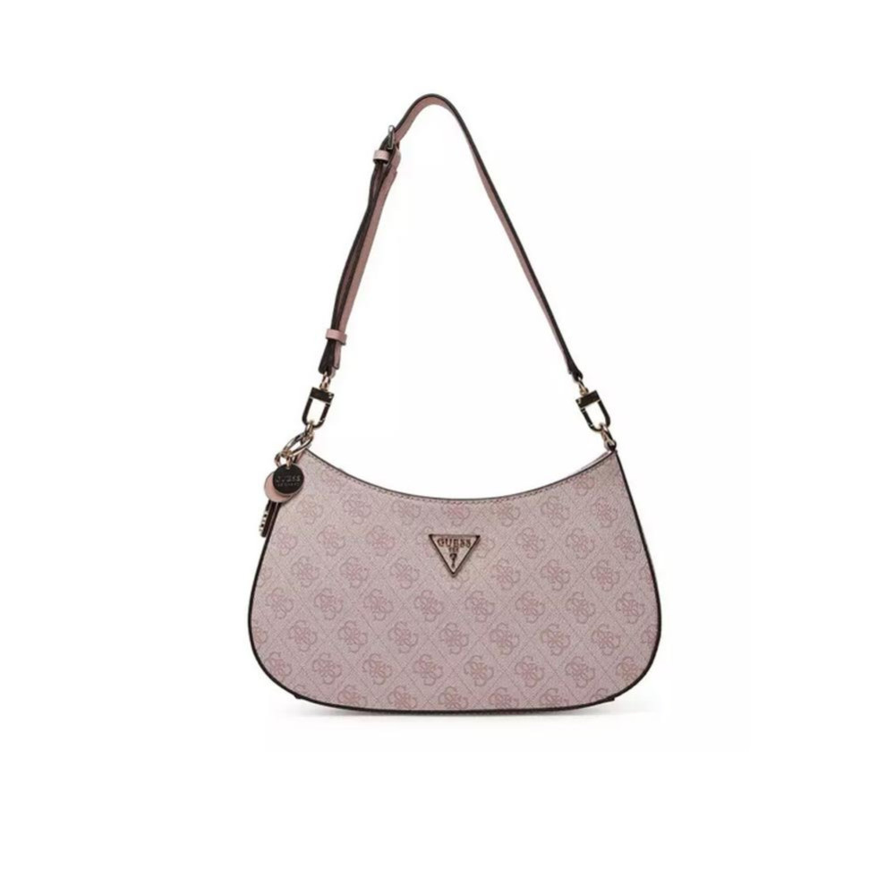 Borsa donna tracolla mezzaluna Noelle Guess Orchid Logo