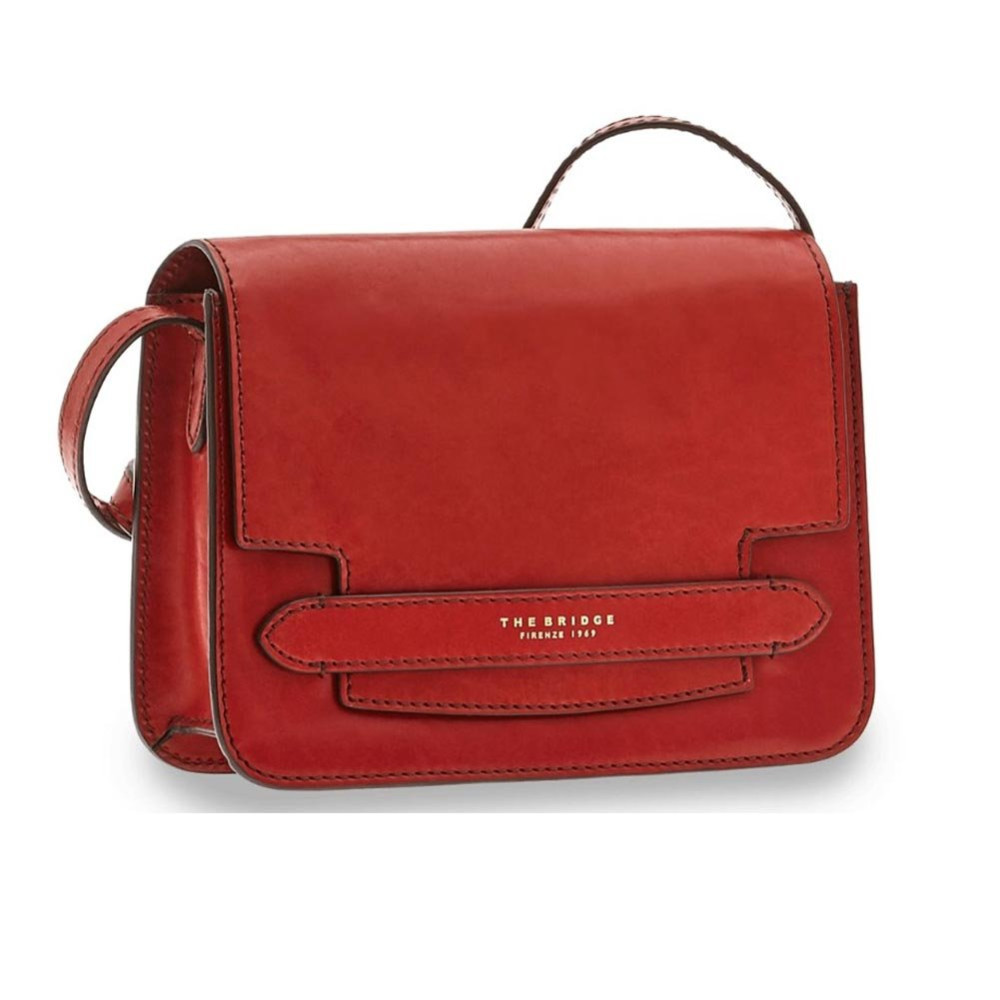 Shoulder Bag The Bridge Valigeria Bridge Outlet Borse Rosse The