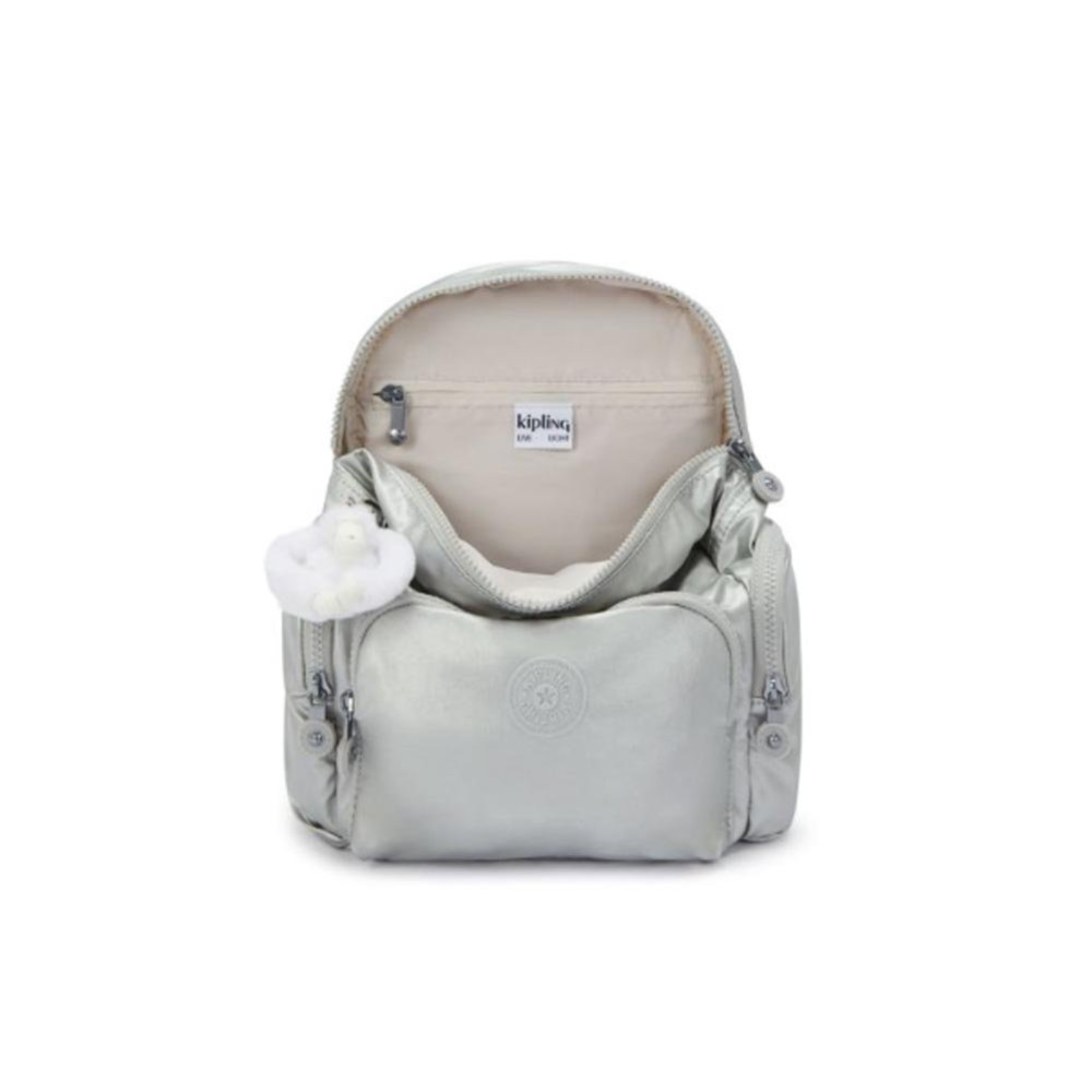 Kipling Zaino Trasparente Brillante 25.2L - Sicurezza E Stile Per Feste E Stadi - 3