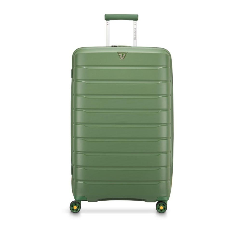 Trolley Rigido Grande Neon Butterfly Roncato Valigeria Verde