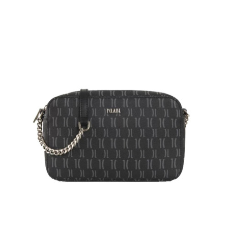 Borsa Donna Tracolla con Catena Reporter Monogram Alviero Martini Prima Classe Nero