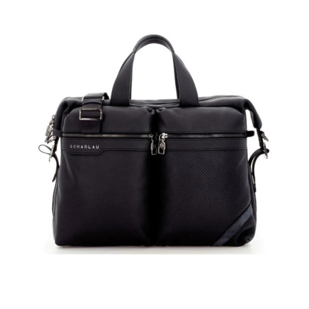 Cartella in Pelle Slackline Wallenda Scharlau Nero | Valigeria.it