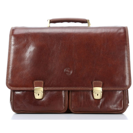 Cartella Giudi | Pelle | Diplomatica | 4329/T/V-Marrone