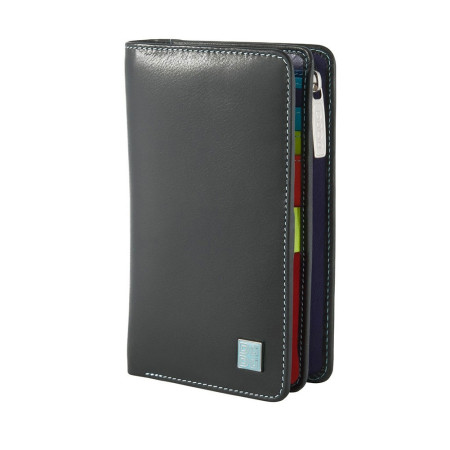 Portafoglio Donna Cerniera e Patta | DuduBags Colorful | 534116401-Nero