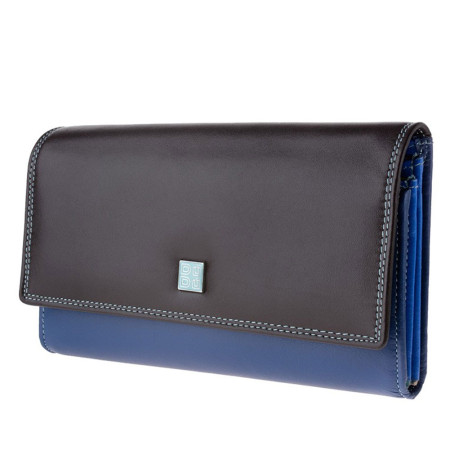 Portafoglio Donna Orizzontale con Patta | DuduBags Colorful | 534116555-Woods