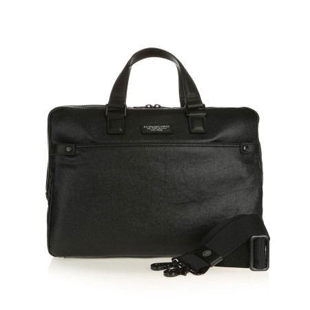 Cartella 2 zip | Spalding & Bros Palm | 970815-Nero