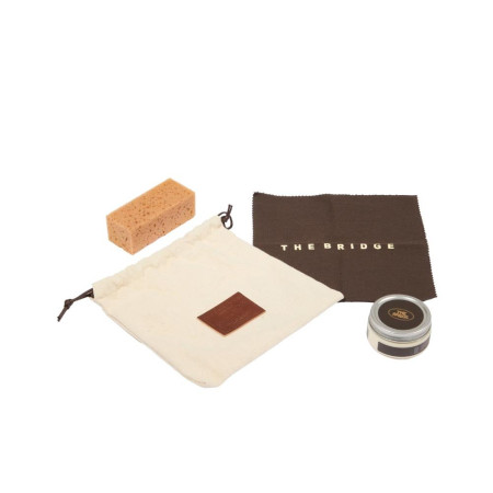 Accessori Custodia Kit Pulizia Scarpe THe Bridge Marrone  Valigeria.it
