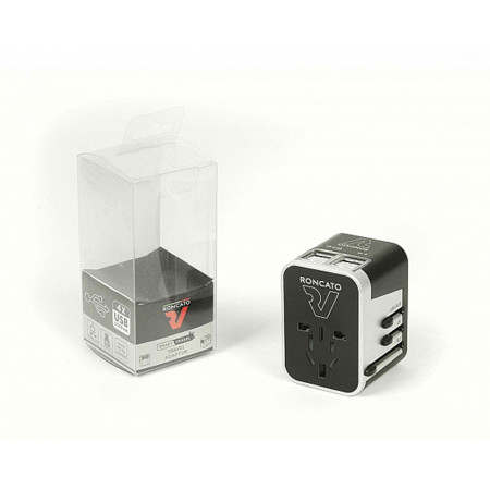 Adattatore Universale da Viaggio | Roncato Travel Accessories | 409161-Nero