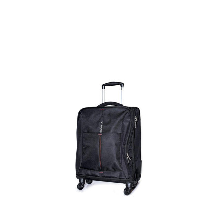 Trolley Morbido 55cm 4 Ruote Cabina | Avirex New York City | AVXNYC01-Black/Red