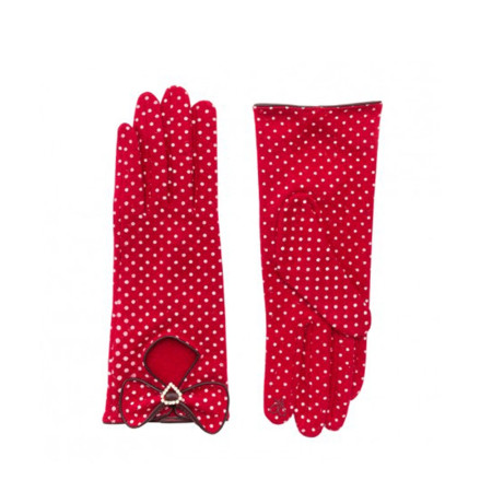Guanti Donna in Lana | Pia Rossini | BILLIEGLOVEA17A-Red