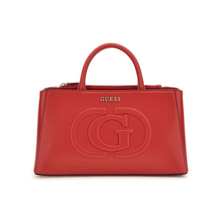 Borsa Donna a Mano con Tracolla Guess HWEVG951305-Red Valigeria-it 