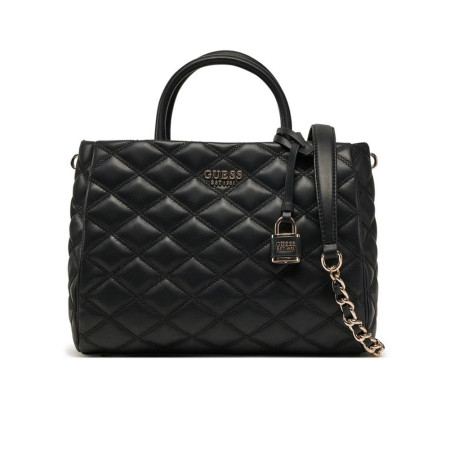 Borsa Donna a Mano con Tracolla Guess HWQG9632060-Black Valigeria-it 