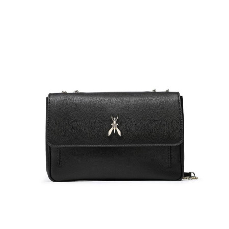 Borsa Donna a Spalla Fly Patrizia Pepe Black Light Gold  Valigeria.it