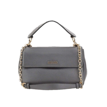 Borsa Donna Cartella Stondata Liu Jo Antracite Metallico  Valigeria.it