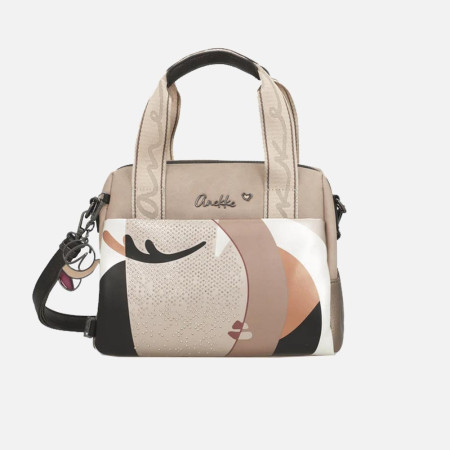 Borsa donna due manici con tracolla Anekke Eikon Multicolor