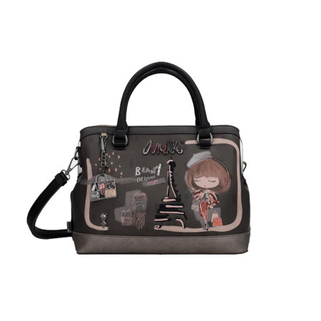 Borsa donna due manici con tracolla Anekke Mademoiselle Multicolor