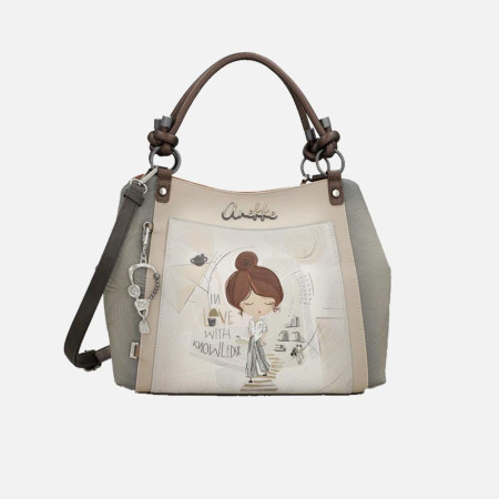 Borsa donna due manici con tracolla Anekke Sophia Multicolor