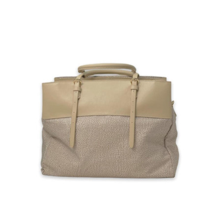 Borsa Donna Due Manici Borbonese Sabbia  Valigeria.it