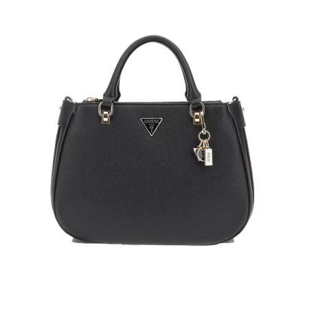 Borsa donna due manici con tracolla Fedora Guess HWBG9519090-Black Valigeria-it 