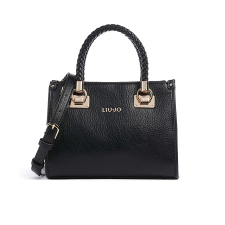 Borsa donna due manici con tracolla Liu Jo Manh Nero