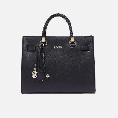 Borsa donna due manici con tracolla Liu Jo Manh Nero