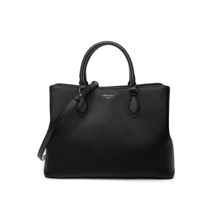 Borsa donna due manici con tracolla Twinset 251TB727000006 Nero Valigeria-it 