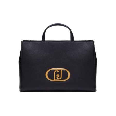 Borsa Donna Due Manici Ecs L Tote Liu Jo Nero  Valigeria.it