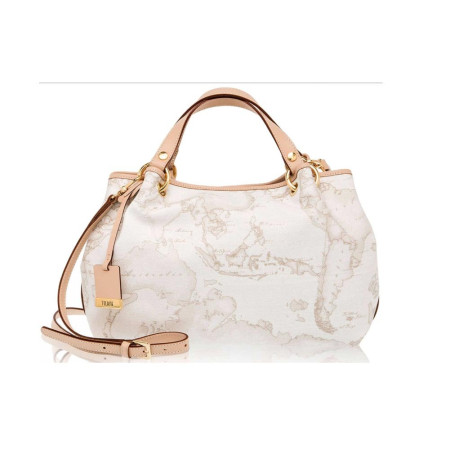 Borsa Donna Due Manici Geo White Alviero Martini Bianco  Valigeria.it