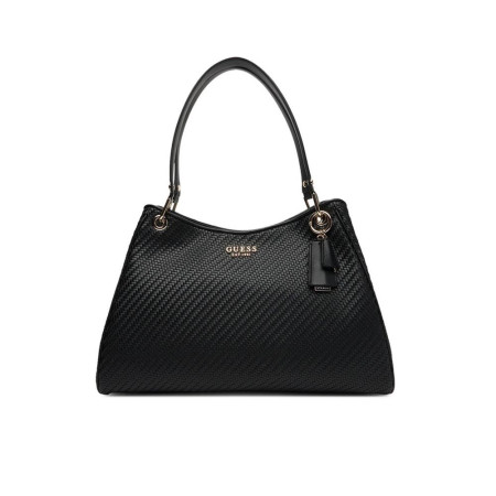 Borsa donna due manici Guess Mirema Black 