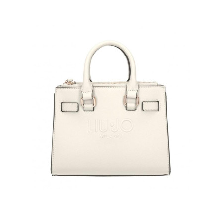 Borsa donna due manici Halona Liu Jo AA5150E008701065-Off White Valigeria-it