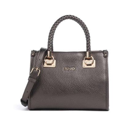 Borsa donna due manici con tracolla Liu Jo Manh Moro Light Metal