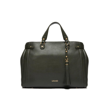 Borsa Donna Due Manici Liu Jo Verde Oliva  Valigeria.it