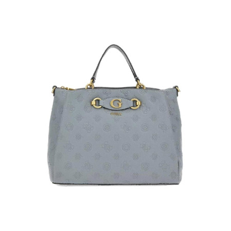 Borsa Donna Due Manici Media Guess Light Denim Logo  Valigeria.it