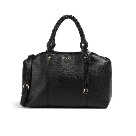 Borsa donna due manici media Liu Jo Fluido Nero