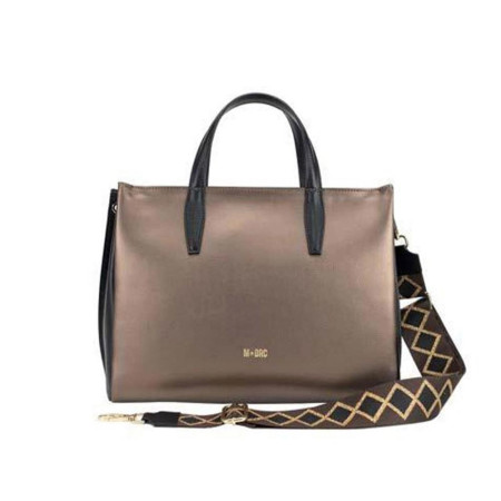 Borsa Donna Due Manici Palmellato M-Brc Bronzo  Valigeria.it