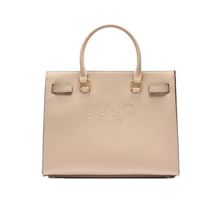 Borsa donna due manici quadrata Halona Liu Jo AA5149E008751308-Neutro Valigeria-it