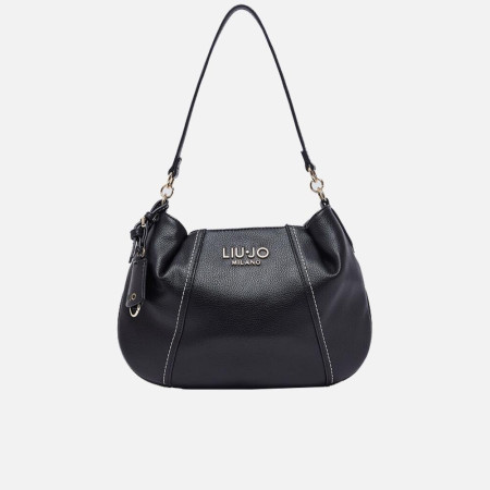 Borsa donna sacca con tracolla Liu Jo Trepida Nero