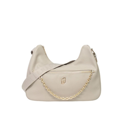 Borsa donna sacca grande con tasca zip davanti Liu Jo Achala Neutro