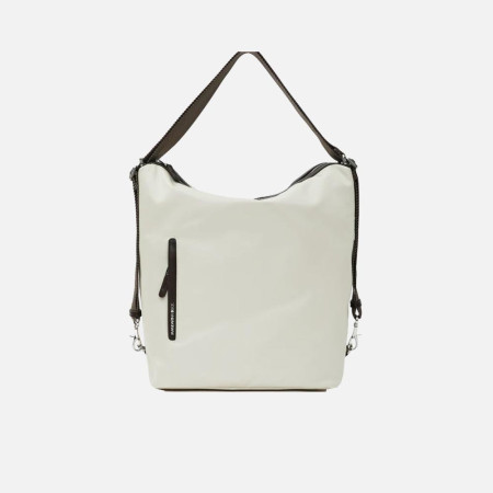 Borsa donna sacca grande portabilità a zaino Mandarina Duck Hunter Latte