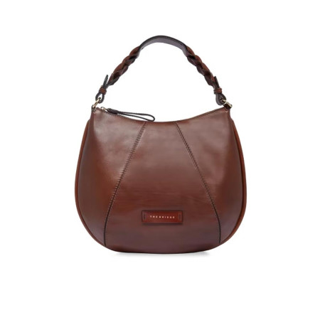 Borsa Donna Sacca Media Brigida The Bridge Marrone  Valigeria.it