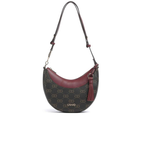 Borsa donna sacca media logato Liu Jo Circo Red Wine