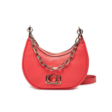 Borsa donna sacca piccola con catena Circe Guess HWBG9642010-Coral Red Valigeria-it