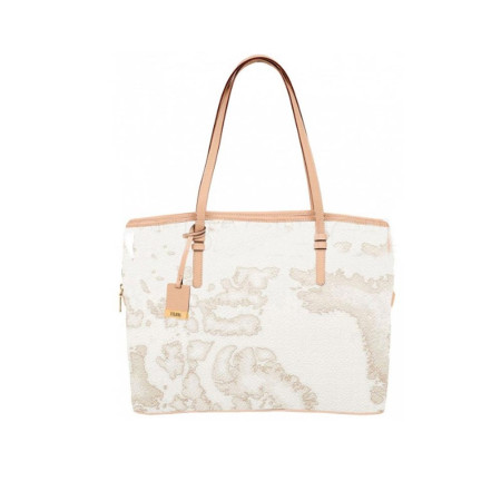 Borsa Donna Shopping Alviero Martini 1^Classe Geo White CD02461880900  Valigeria.it