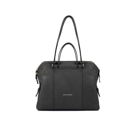 Borsa Donna Shopping Circle Piquadro Nero  Valigeria.it
