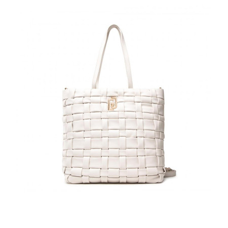 Borsa Donna Shopping Grande Liu Jo Gesso  Valigeria.it