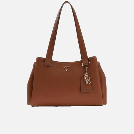 Borsa donna shopping Guess Evie Cognac