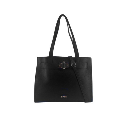 Borsa donna shopping quadrata Kermesse M-Brc Nero