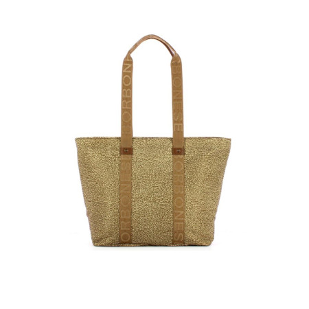 Borsa Donna Shopping Media Borbonese BeigeMarrone  Valigeria.it