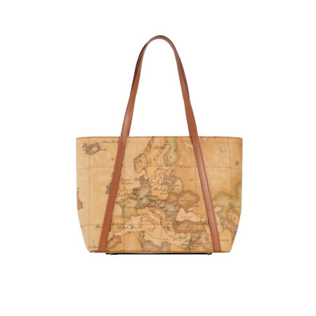 Borsa Donna Shopping Media Geo Classic Alviero Martini Naturale  Valigeria.it