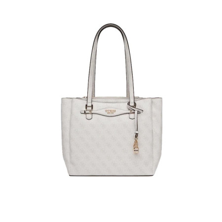 Borsa donna shopping media Guess Kathya White Logo